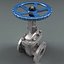 3ds max gate valves v1