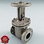 3ds max gate valves v1