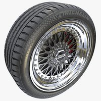 Wheel BBS and tire Michelin