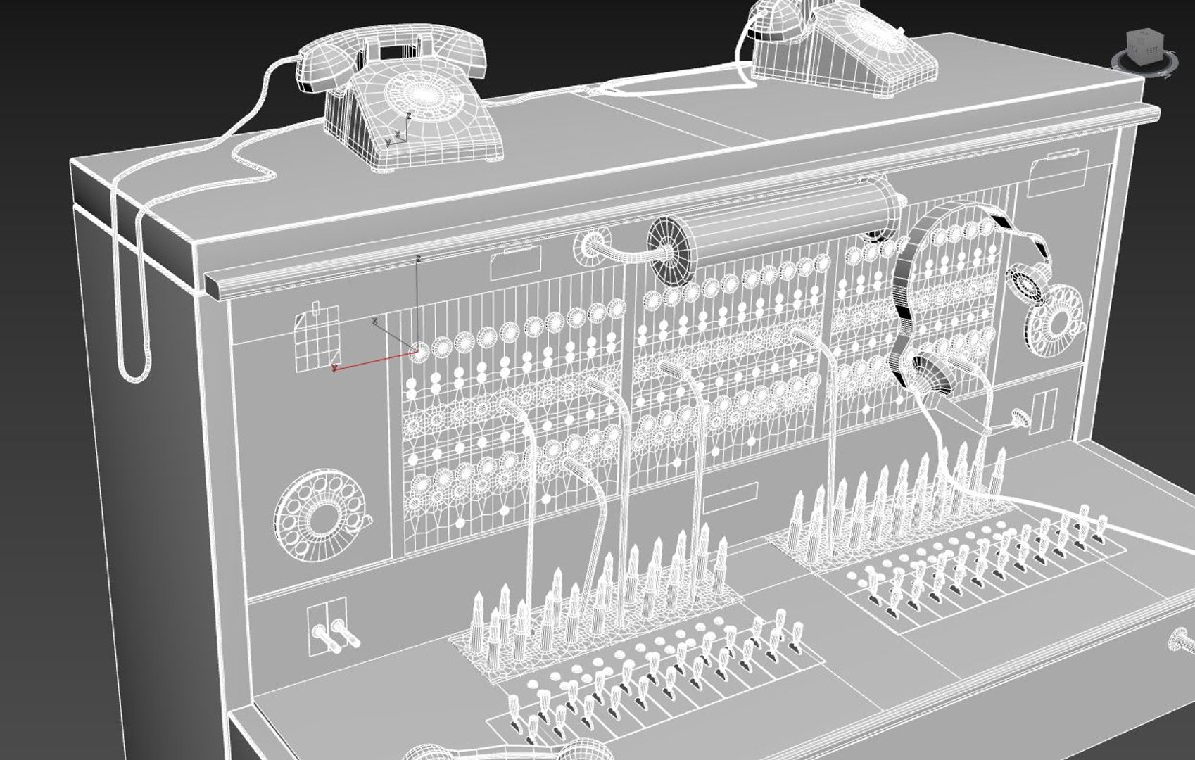 Old Telephone Switch 3D Model - TurboSquid 1937425