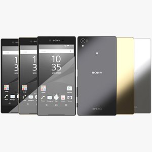 3d fbx realistic sony xperia z5