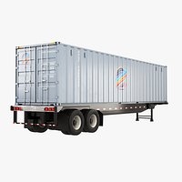 ISO Shipping Container Semi Trailer