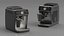 Luces automáticas de la máquina de café expreso encendidas