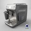 Luces automáticas de la máquina de café expreso encendidas