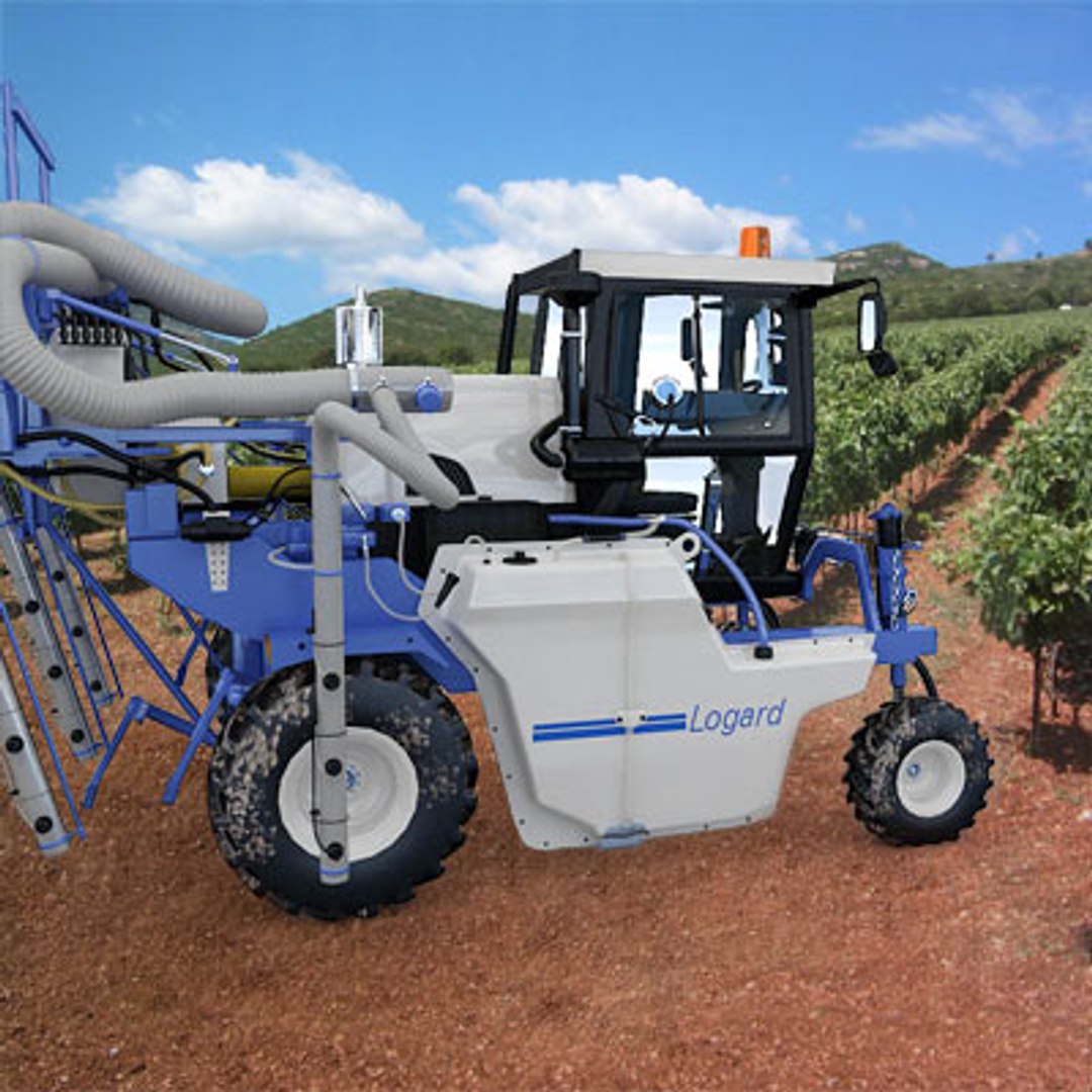 3d Model Watering Machine Vineyards