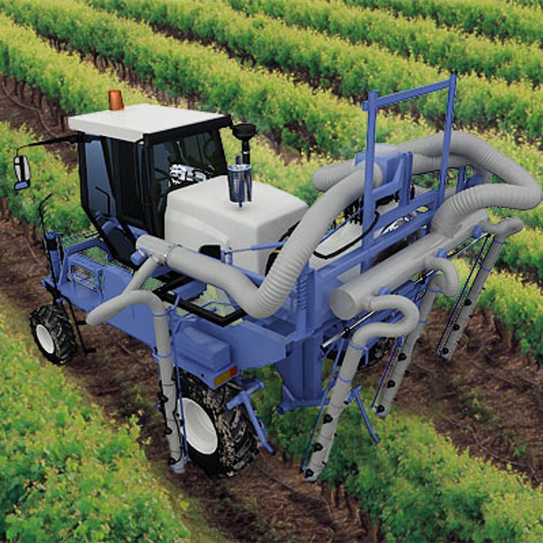 3d Model Watering Machine Vineyards