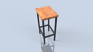 Wood Bar Stool