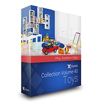 CGAxis Models Volume 40 Toys VRay