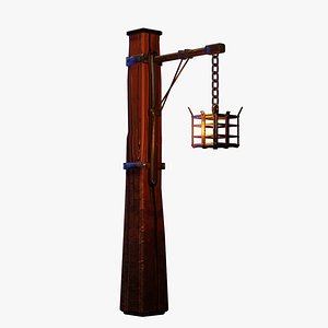 Medieval Lamp Post