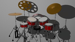 drums 3D model