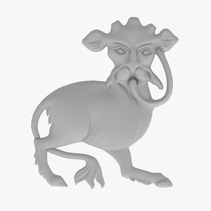 3D model Gothic Ornament 086