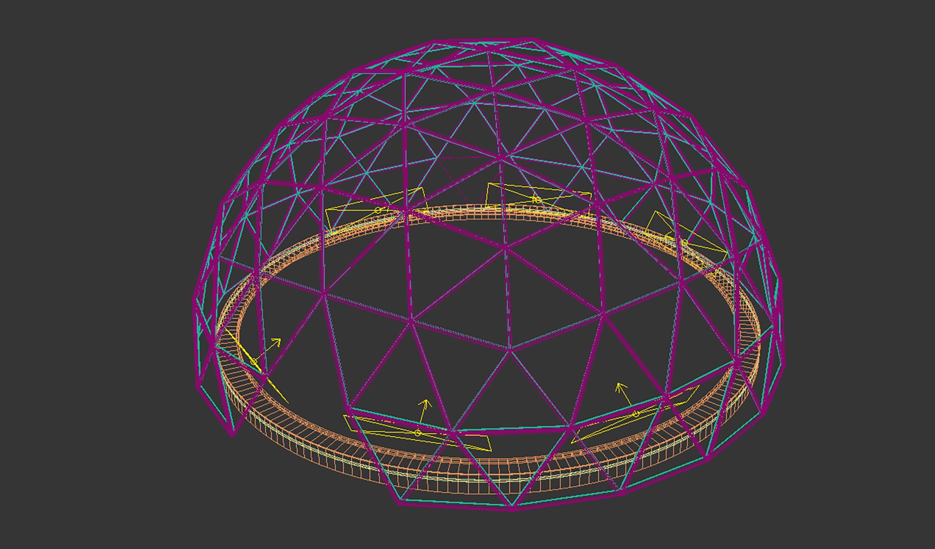 3D Dome Light Model - TurboSquid 2206516