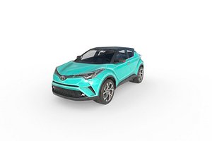 car: toyota c-hr 2017 3D model