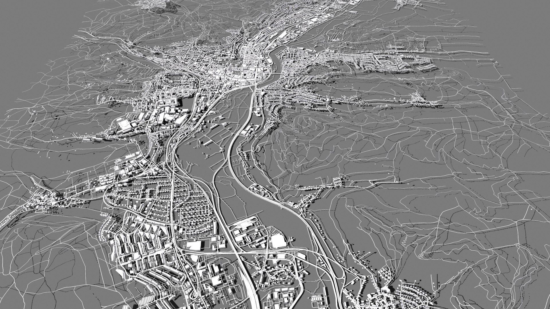 Cityscape Jena Germany model - TurboSquid 2149685