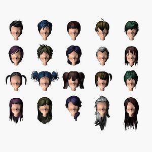 Stylized Hair Factor V4
