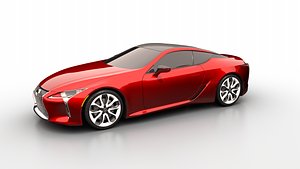 3D model lexus lc 500