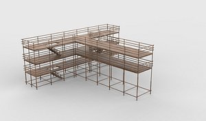 3D Scaffolding structure 3D model