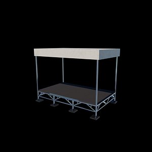 3D Portable stage 02 3D model