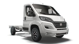 3D model Fiat Ducato Chassis Truck Single Cab 3450WB 2022