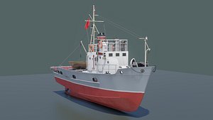 Soviet small fishing seiner MRS-80