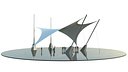 Futuristic Tensile Pavilion 7