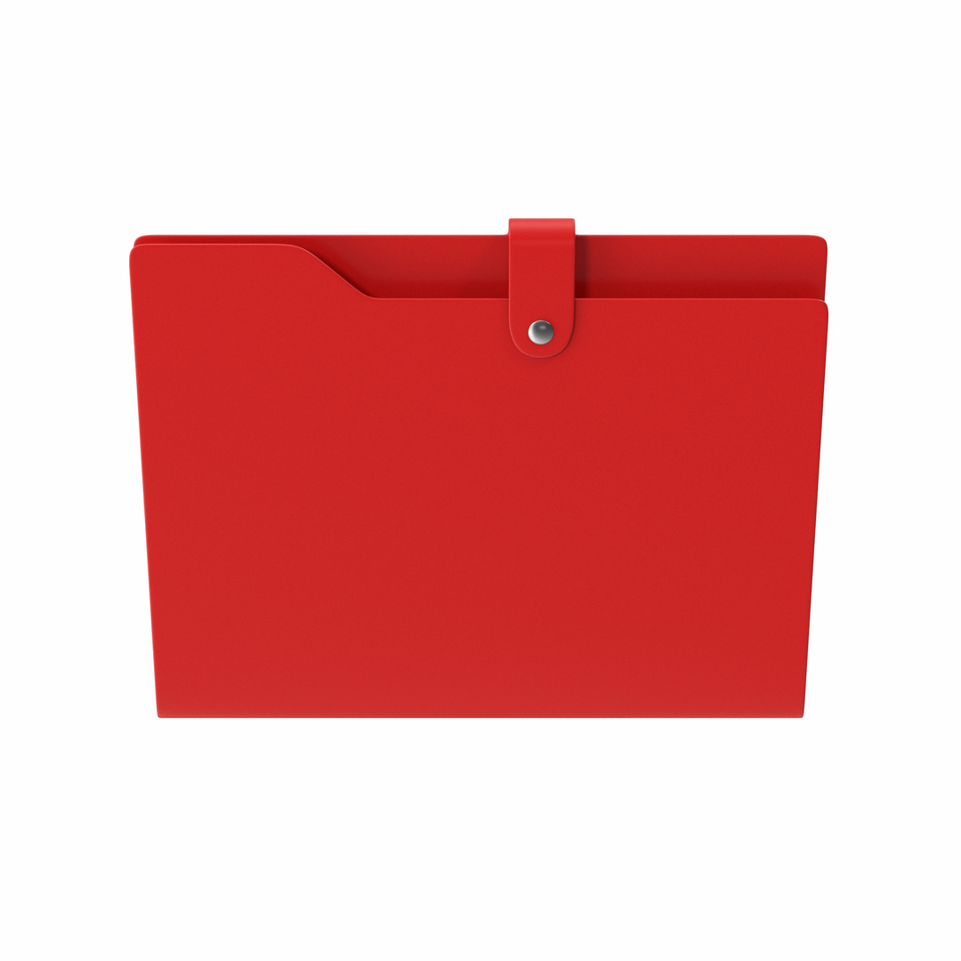 3D Red File Folder TurboSquid 1954820