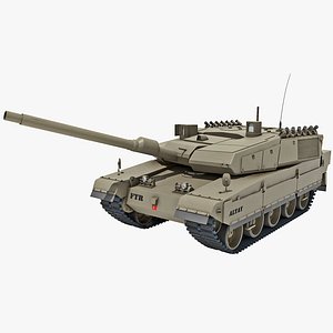 altay turkish main battle tank 3d max