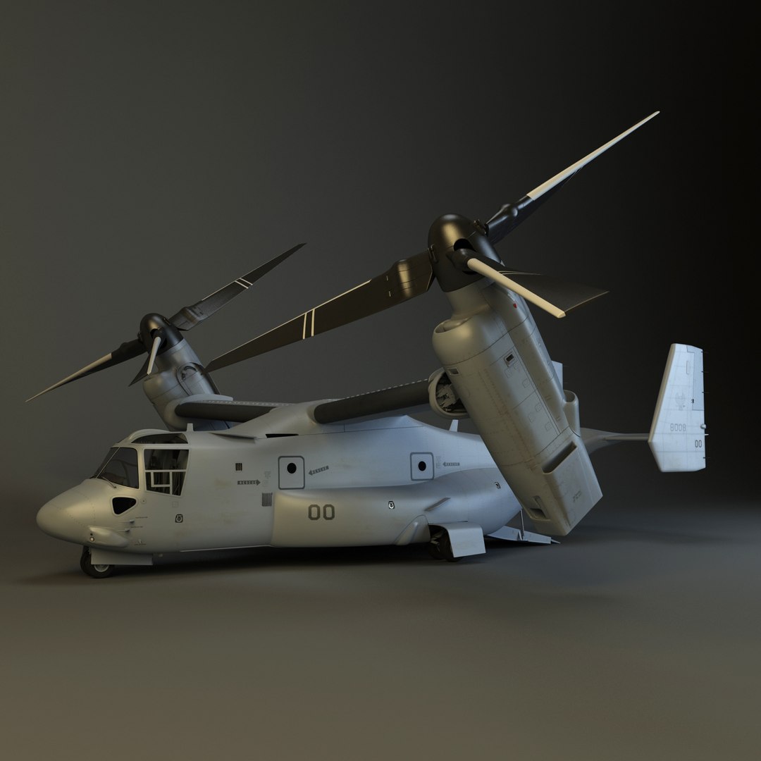 3d model of mv-22 osprey