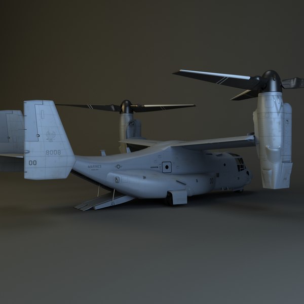 3d model of mv-22 osprey