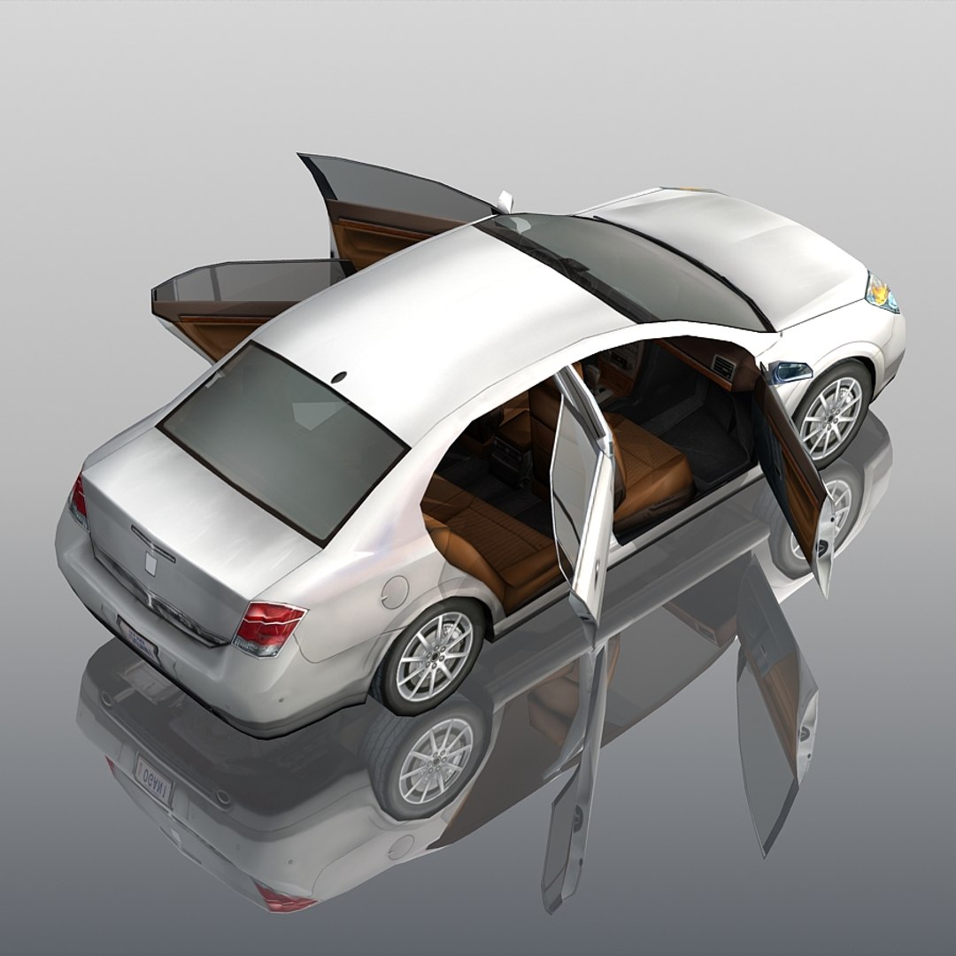3D Generic Sedan Car Details - TurboSquid 1349069