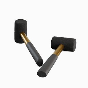 Rubber Mallet B 03 3D model