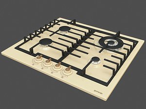 cooktop gorenje gw6n41zcli 3d model
