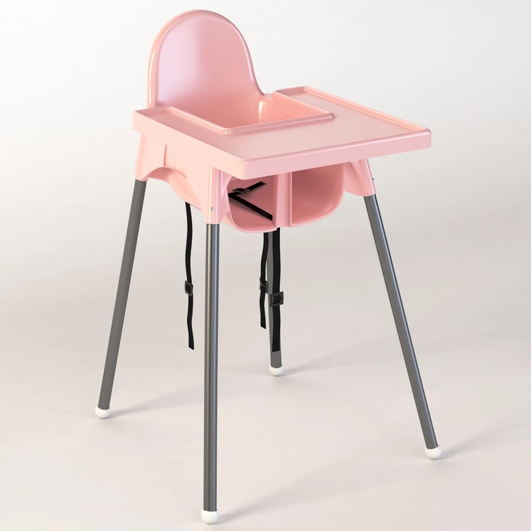 IKEA Antilop High Chair 3D - TurboSquid 2008168