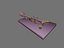 3d model old knife switch