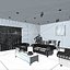 Sala de Estar 4 Cena Noturna