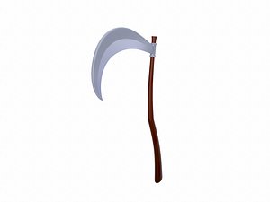 scythe cartoon 3D model