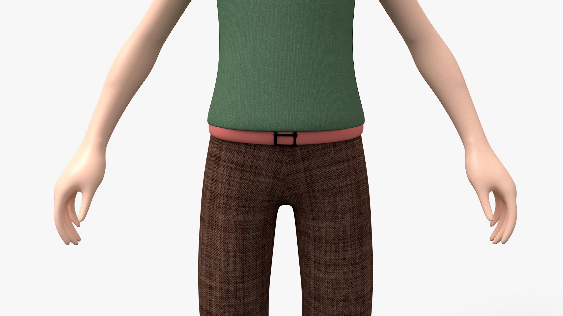 Casual Boy Character Model - TurboSquid 1663414