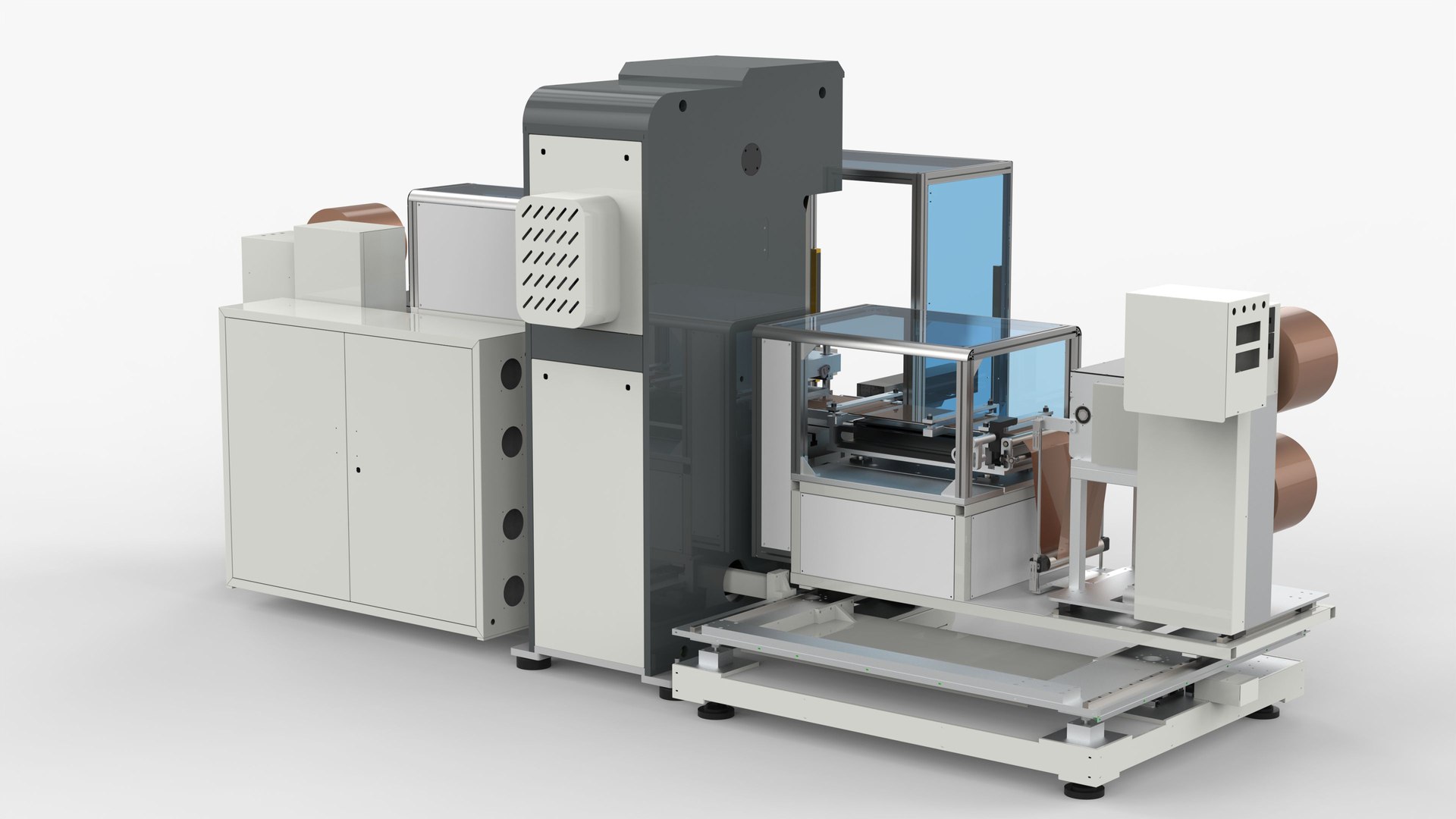 Automatic Film Punching And Cutting Machine 3D Model - TurboSquid 1935802