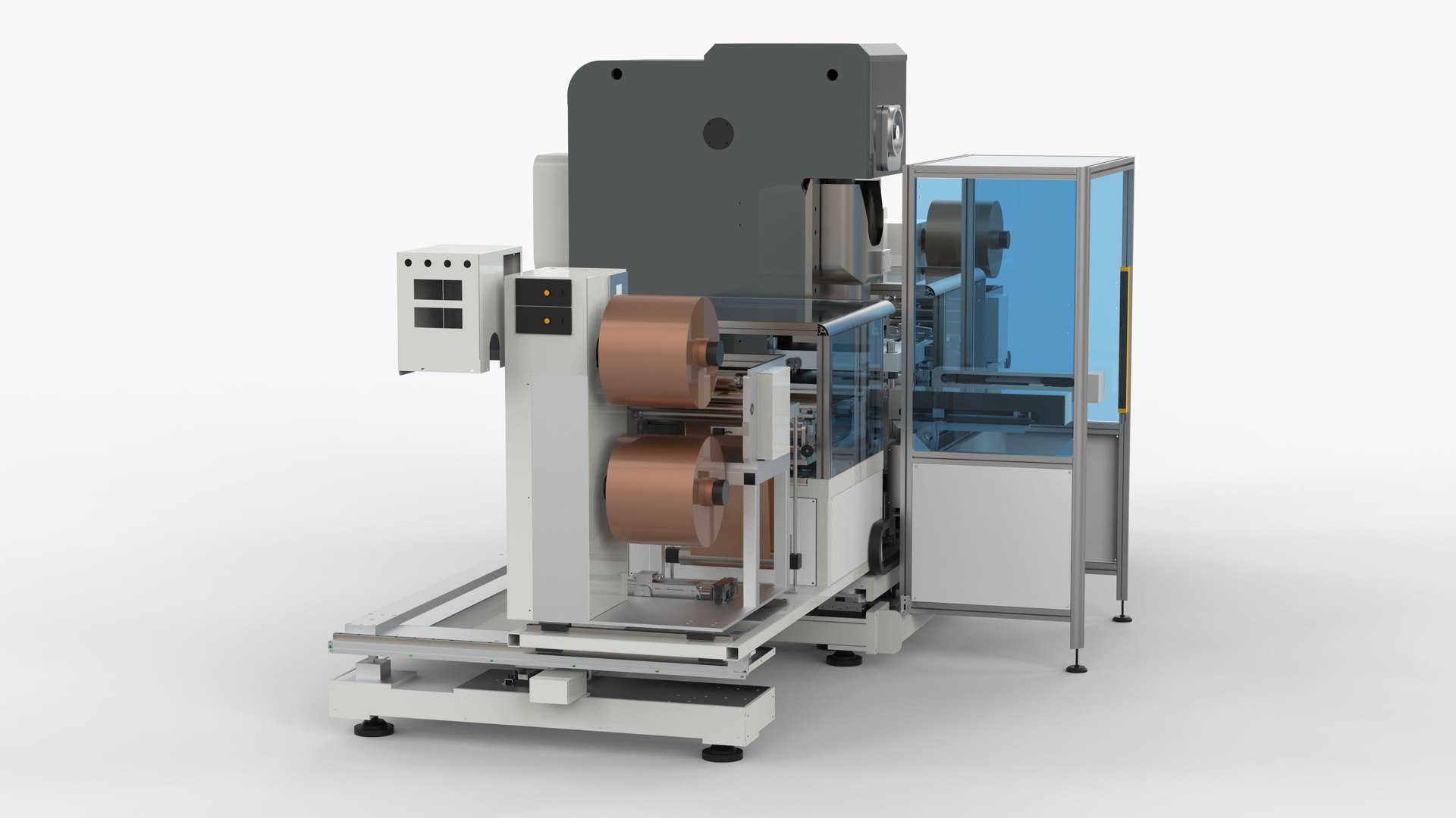 Automatic Film Punching And Cutting Machine 3D Model - TurboSquid 1935802