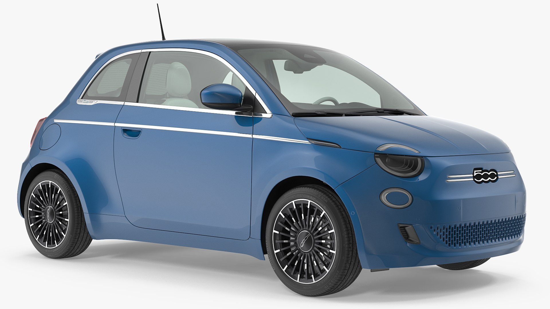 Fiat 500 La Prima EV 3D model preview