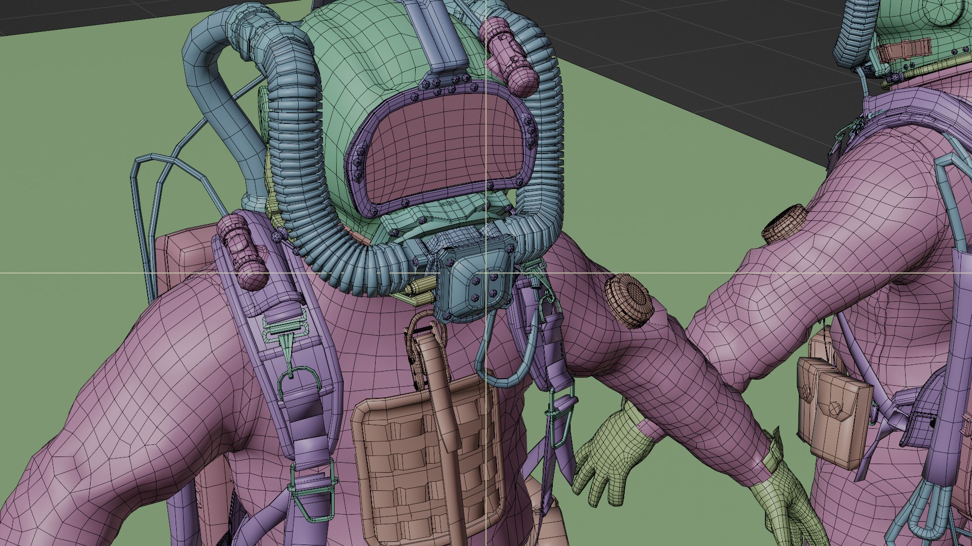 Modern Deep Sea Diving Suit 3D Model TurboSquid 2075083