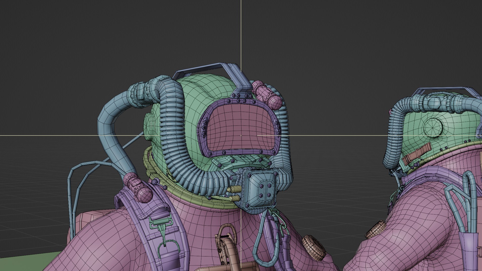 Modern Deep Sea Diving Suit 3D Model TurboSquid 2075083