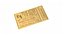 Vintage Goldene Theaterkarte