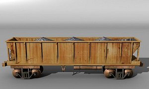 3ds max freightcar