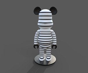 3D model Bearbrick Supreme Set VR / AR / low-poly