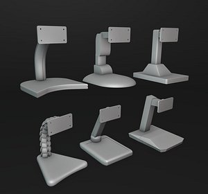 3D Monitor Stand Mounts Pack