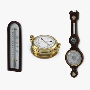 Weather Instruments Collection 3D model