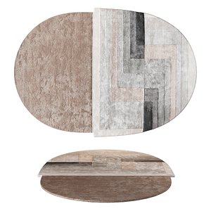 Ovate Rug 245x170sm 3D model
