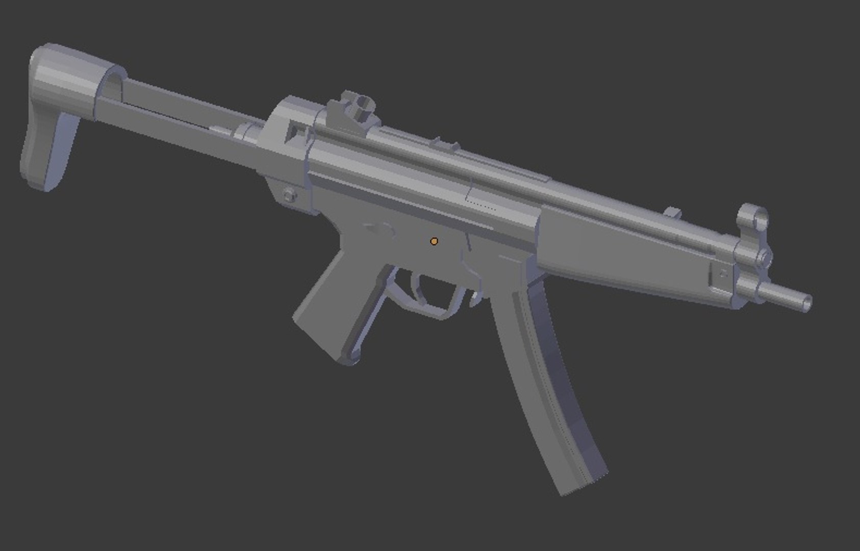 Free mp5 submachine gun 3D model - TurboSquid 1281440
