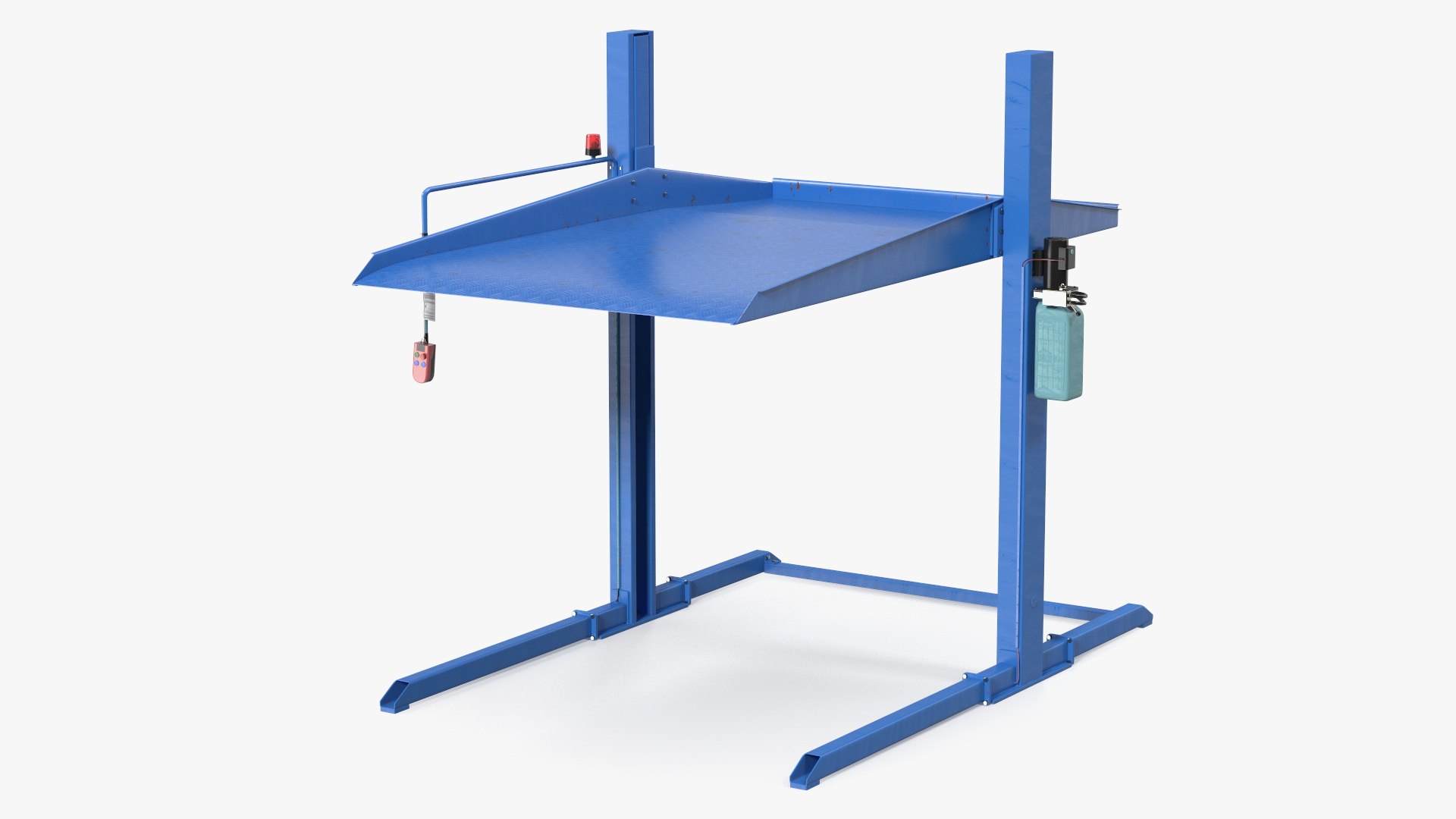 Two Post Parking Lift 3D model preview